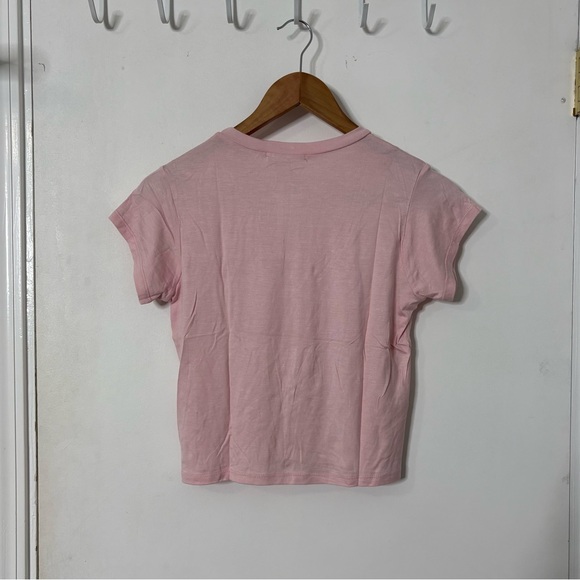 L.A. Hearts Antisocial Pink Stretchy T-Shirt – Women’s Small - Picture 2 of 3